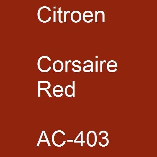 Citroen, Corsaire Red, AC-403.